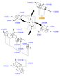 Esquema Microcat Hyundai: OEM 21830-25000, pieza 21830 seleccionada