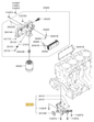 Esquema Microcat Kia: OEM 26100-4A011, pieza 26100 seleccionada