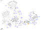 Esquema Microcat Hyundai: OEM 28410-4A700, pieza 28450 seleccionada