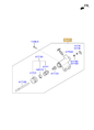 Esquema Microcat Hyundai: OEM 41700-4F010, pieza 41700B seleccionada