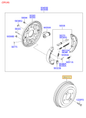 Esquema Microcat Hyundai: OEM 58411-1G000, pieza 58411C seleccionada