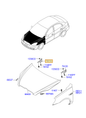 Esquema Microcat Hyundai: OEM 79110-1E000, pieza 79110 seleccionada