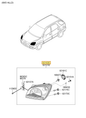 Esquema Microcat Kia: OEM 92102-1F510, pieza 92102E seleccionada