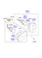 Esquema Microcat Hyundai: OEM 92405-4A600, pieza 92405 seleccionada
