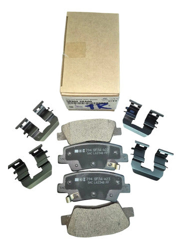 Pastillas De Freno Traseras Hyundai Accent Rb 2011-2017 Orig