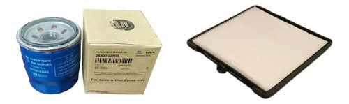 Kit 2 Filtros Polen Para Kia Morning 1.0 G3LA 2012-2016
