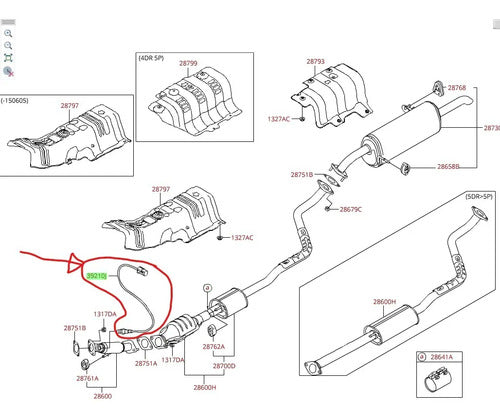 39210-2B320 MOTOR(G4FA/G4LC/G4FC/G4FG/G4NA) - imagen Mercado Libre 2
