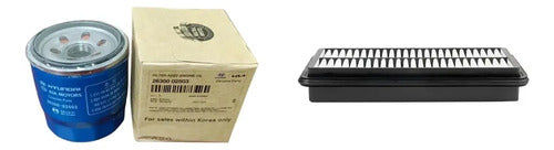 Kit 2 Filtros Aire Para Kia Morning 1.0 G3LA 2012-2016