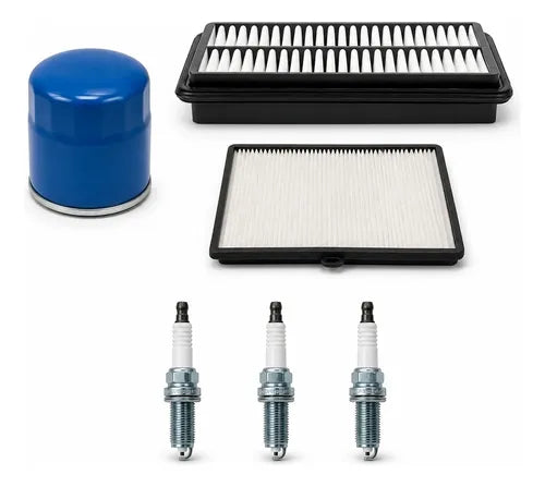 Kit Filtros Y 3 Bujias Kia Morning 1.0 2012-2016