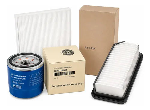 Kit Filtros Para Kia Soluto 1.4 2019 2024 3 Pzas
