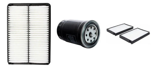 Kit Filtros Aire Petróleo y Polen Hyundai H-1 2008-2010