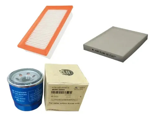 Kit Filtros Aceite Aire Polen Para Kia Rio 4/5 1.4 2017 2022