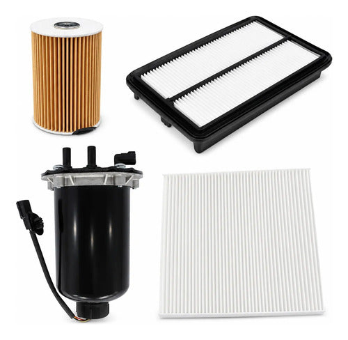 Kit 4 Filtros Hyundai Tucson 2.0 D4EA 2004-2010