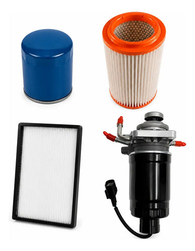 Kit 4 Filtros Kia Frontier 2.5 D4CB 2016-2021