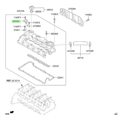 39300-2F100 - imagen Mercado Libre 2