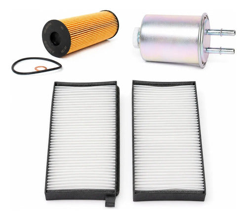 Kit 3 Filtros STP SsangYong Actyon Punta Tiburón 2007-2011