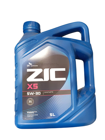 ACEITE 5W30 ZIC 5 LITROS  X5 Maracars.cl