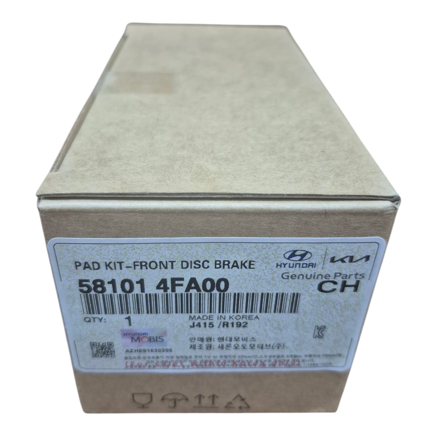 Pastilla Freno Delantero Hyundai Porter 2008/2020 Original Maracars.cl