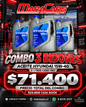 Combo de 3 bidones de aceite Hyundai 15W-40 de 6 litros por $71.400
