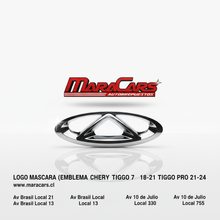 Logo Mascara (Emblema Chery Tiggo 7 18-21 Tiggo Pro 21-24
