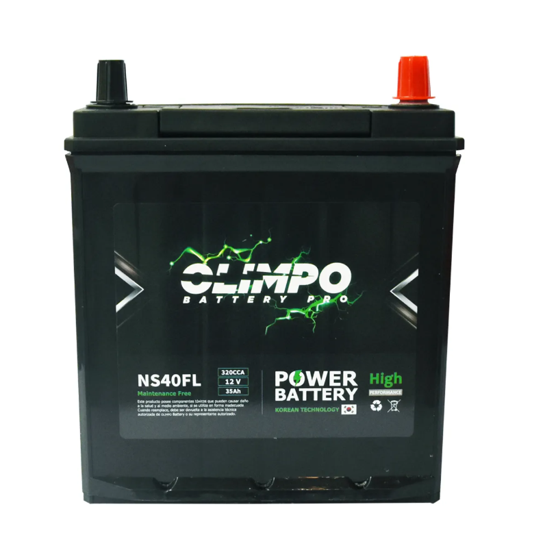 Batería Olimpo NS40FL 35 Ah 320 CCA positivo derecho