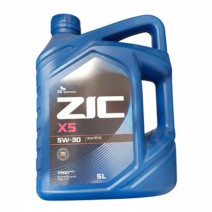 ACEITE 5W30 ZIC 5 LITROS  X5 Maracars.cl