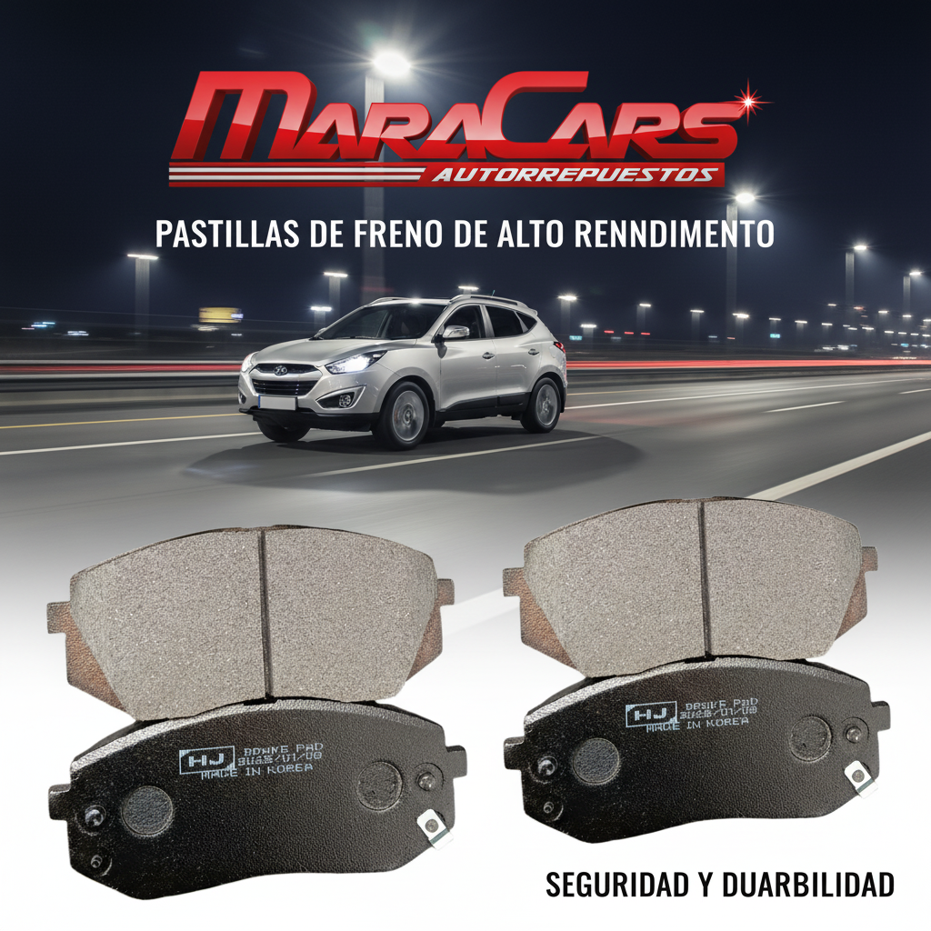 Pastilla de Freno delantera Hyundai Tucson 2010-/Sport 12/ Korando Hi-Q 58101-2SA70 Maracars.cl