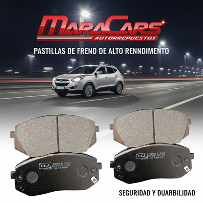 Pastilla de Freno delantera Hyundai Tucson 2010-/Sport 12/ Korando Hi-Q 58101-2SA70 Maracars.cl